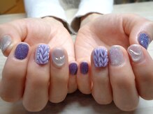 アミュリー ネイル アトリエ(Amury nail atelier)/マグネットネイル ニット