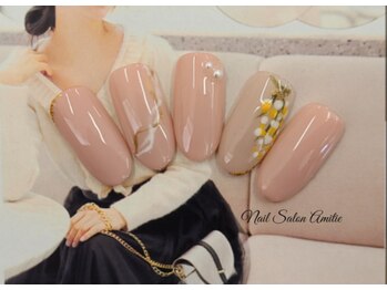 ネイルサロン アミティエ(Nail Salon Amitie)/上品大人可愛いミモザネイル