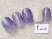 アイネイルズ 三宮店(I nails)/シースルーパープル