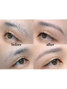 アイブロウメニューがあるサロン