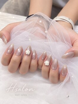 エイチサロン(H salon)/上品マグネットネイル
