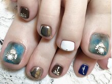 ネイルマジック 仙台一番町店(NAIL MAJIC)/大理石アート&ミラー★￥9800