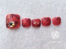 ネイルスタジオ アンビエント 表町店(Nail Studio ambient)/フットネイル　10800円