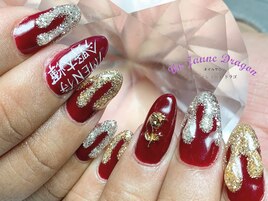 【自爪ネイル】キラキラネイル