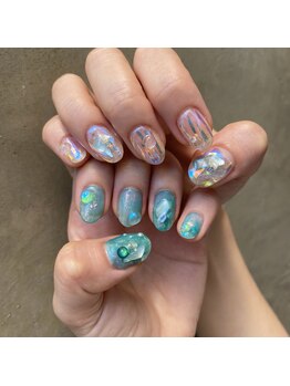 ネイルサロンノイ 経堂店(noi)/トレンド商材を使ったデザイン☆