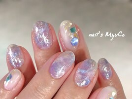 ちゅるんシェルネイル