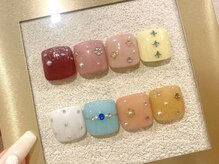 アモフ(amof)/フット親指アートサンプル