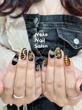 ネコ(Neko)/個性派&ブラック&オレンジ