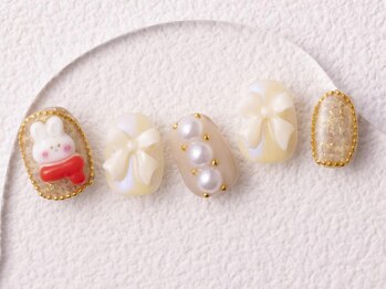 アイネイルズ 大宮店(I nails)/うさぎネイル