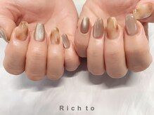 リッチ トゥ 安城店(Rich to)/４本デザインネイル×マグネット