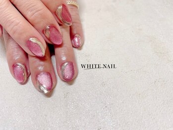 ホワイトネイル 武蔵小杉店(WHITE NAIL)/マグネット/ミラーネイル