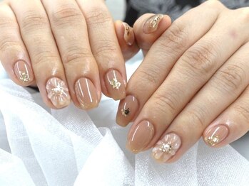 ラミニョンネイルナゴヤ(La Mignon Nail Nagoya)の写真/【オフ無料◇スタンダード¥7100/トレンドデザイン¥7700】定額デザイン多数ご用意◎パラジェル変更OK！