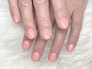 自爪カラーサーモンピンク！YUI