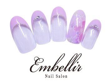 アンベリール 横浜店(Embellir)/(109)フラワーフレンチネイル