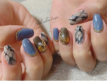 ネイルサロン ラゴ(Nail salon Lago.)/パイソンネイル