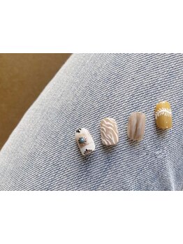 ショートネイルデザインが豊富