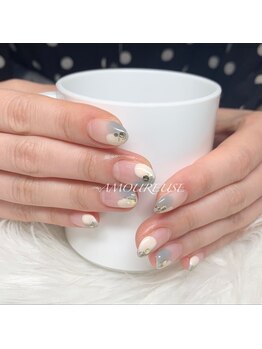 アムルーズ(Amoureuse)/ニュアンスクリアネイル♪