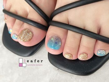 リーファネイルズ 岡山学南町店(Lea'ferNails)/フットデザインネイル