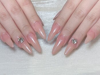 スリー リア ネイル 心斎橋(3-Leah Nail)/チップ長さ出ワンカラー