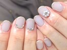 シンプル華やかネイル