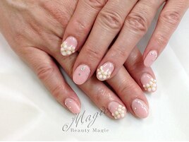 ５枚花エンボスネイル