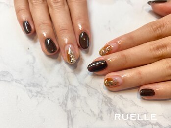 塗りかけネイル