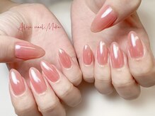 アリサネイル(ALISA NAIL)/艶々ミラーネイル