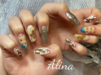 エリナネイルサロン池袋(Alina Nail Salon)/持ち込みデザイン