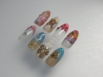 ユーネイルズ(U nails)/ALL手書きアート