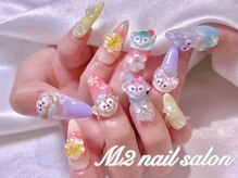 エムズ ネイルサロン(M2)/マカロングラデダッフィーネイル