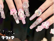 ネイルマフィア 池袋店(NAIL MAFIA)/ゴテゴテピンクネイル