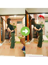 サプライズ整体院/30代ママさんの腰痛初回結果