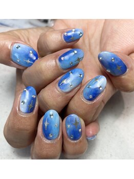 ヘアーアンドネイル ルシア(Hair&Nail Lucia)/青空のようなネイル!