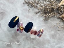 ヴィガー アンド ルックス 白金 目黒(Vigor&Looks)/インクネイル　マットネイル