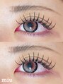 ミウ ネイル(miu nail)&nbsp;フラットマットラッシュ140本CCカールでパッチリお目元に♪