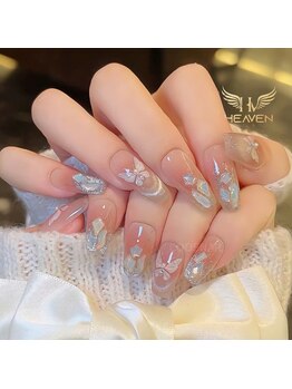 ヘブン ネイル 鶯谷(HEAVEN Nail)/かわいくて優しいデザイン