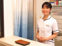 錦糸町はり灸院/受付は入り口のすぐ側にあります