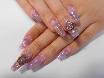 ネイルサロン グレイス(Grace)/【定額】10本アート付きスカルプ