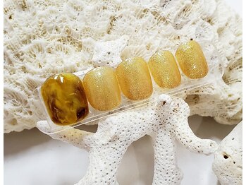 サロン リゾートモアニ(salon resort moani)/フットネイル親指アート