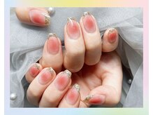 センシー ネイル スタジオ(Sensy Nail Studio)/チークベース + フレンチ