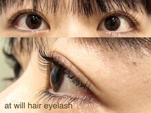 アット ウィル ヘアー ネイル(at will hair nail)/ナチュ盛りまつパ