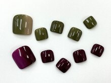 ネイルサロン クイール 小山店(NAIL SALON QUILL)/縦グラデフット