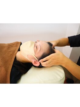 ヘッドスパで癒されたい