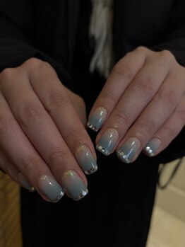 ザ コモン ネイル恵比寿(the common nail)/グラデーション ホログラム