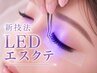 LEDエクステ 超軽量フラットマットラッシュ100本/オフ込 5950円