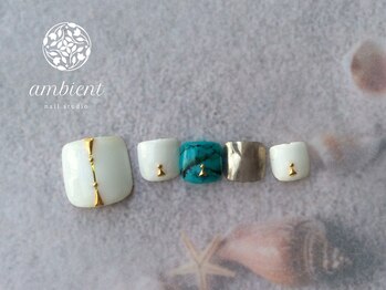 ネイルスタジオ アンビエント 表町店(Nail Studio ambient)/フットネイル