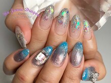 アン ジョーヌドラゴ/【自爪ネイル】アシメネイル