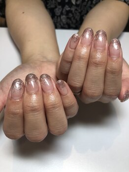 イーネイル(e-NAIL)/ラメグラデーションネイル