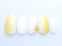 ネイルサロン アビー グランデュオ蒲田店(abbie)/ミモザ縦グラデ¥9,328