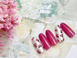 薔薇ネイル